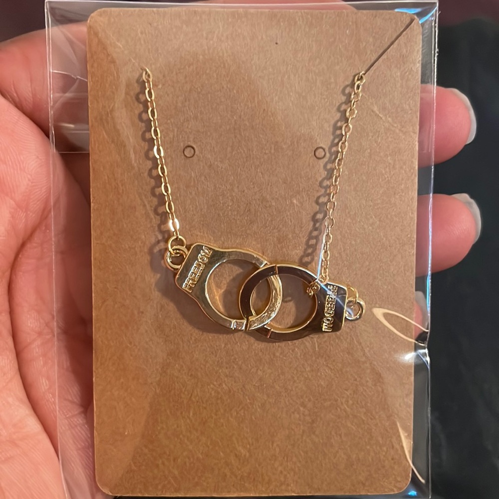 ❌ DONATED ❌ Gold Handcuffs (Freedom) Anklet